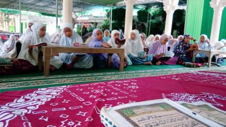 MTs Al-Furqon Sanden, Awali Liburan Dengan Simaan Al-Qur'an 30 Juz